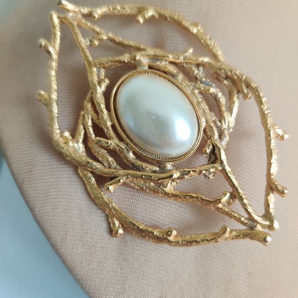 Vintage MCM modernist statement brooch - Picture 5 of 8